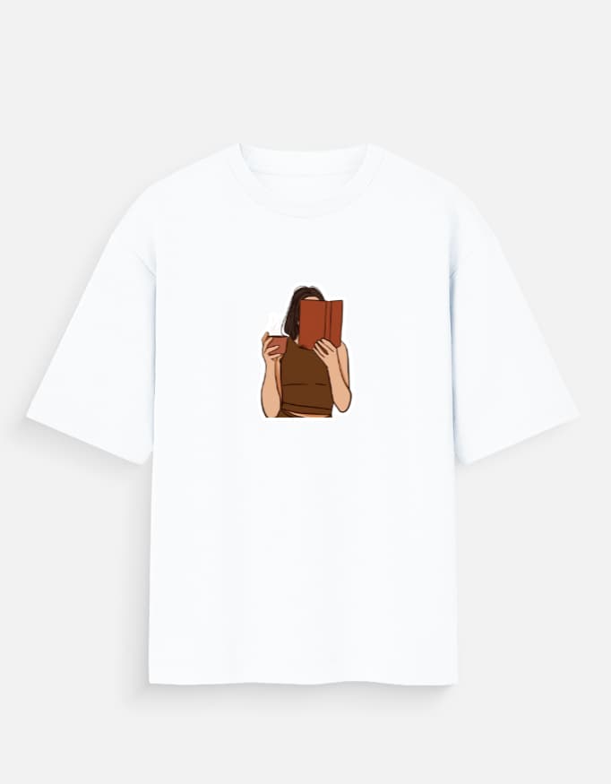 Chapter And Brew Graphic Oversized T-Shirt