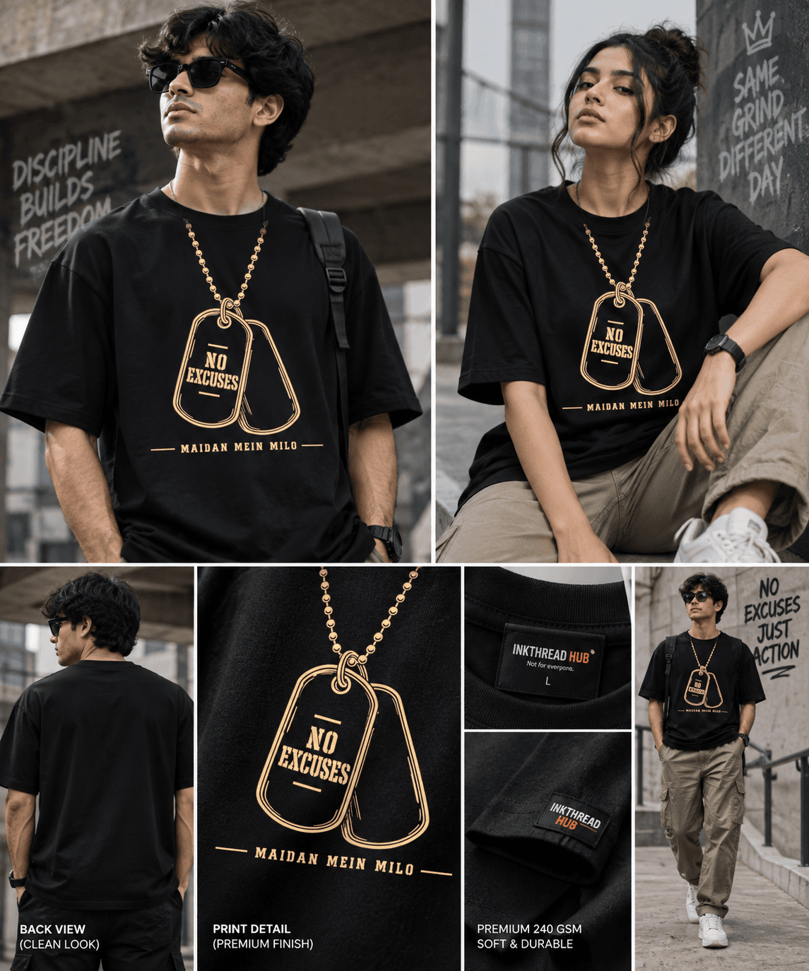 Maidan Mein Milo Oversized T-Shirt